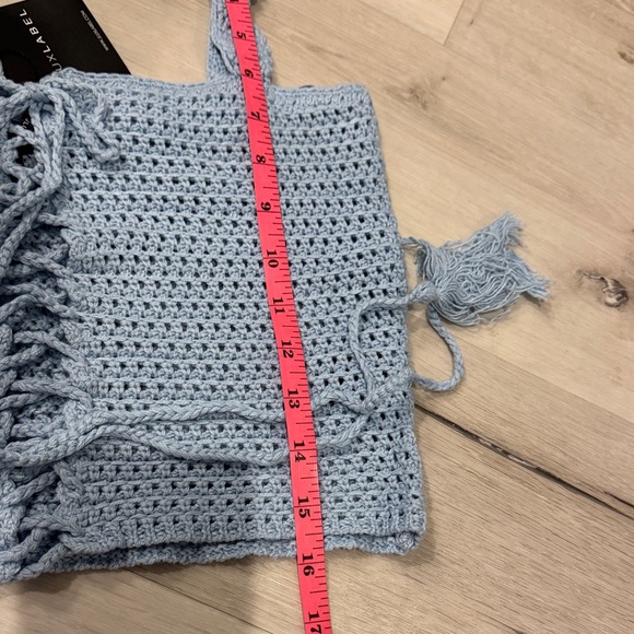 Jluxlabel NWT Power Blue Fira 2 piece Crochet Women Skirt Set. - Picture 9 of 12